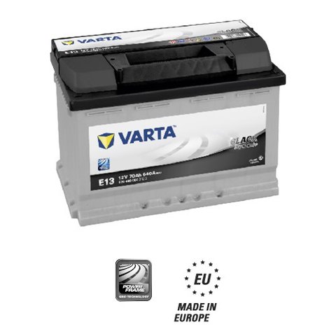 Акумулатор VARTA, Black Dynamic 12V 70Ah 640A(EN)