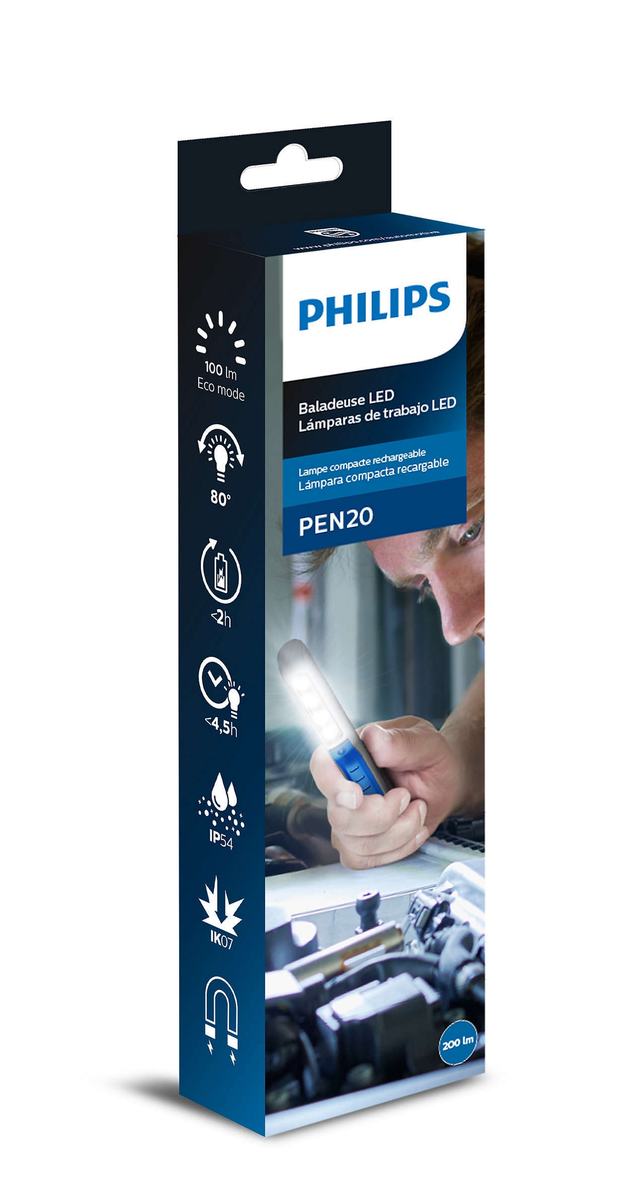 Работна лампа PHILIPS, LED Inspection Lamp PEN20