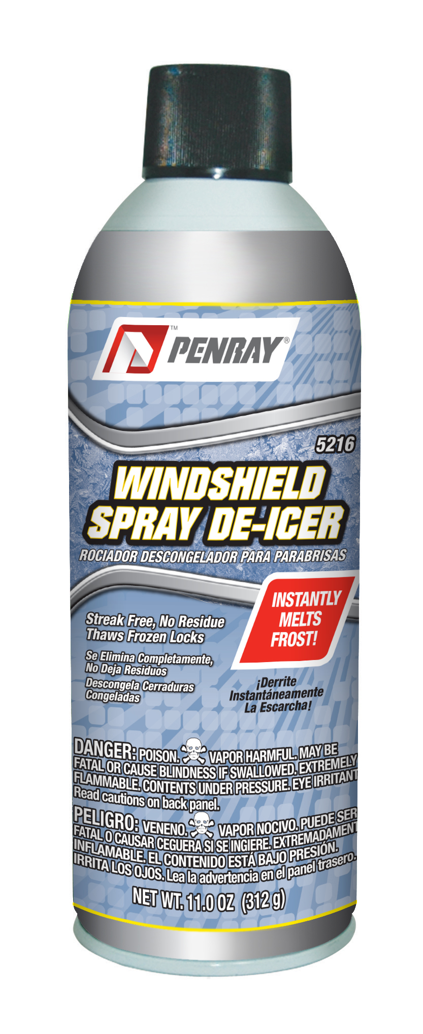 Спрей за размразяване Penray WINDSHIELD SPRAY DE-ICER, 364 ml.
