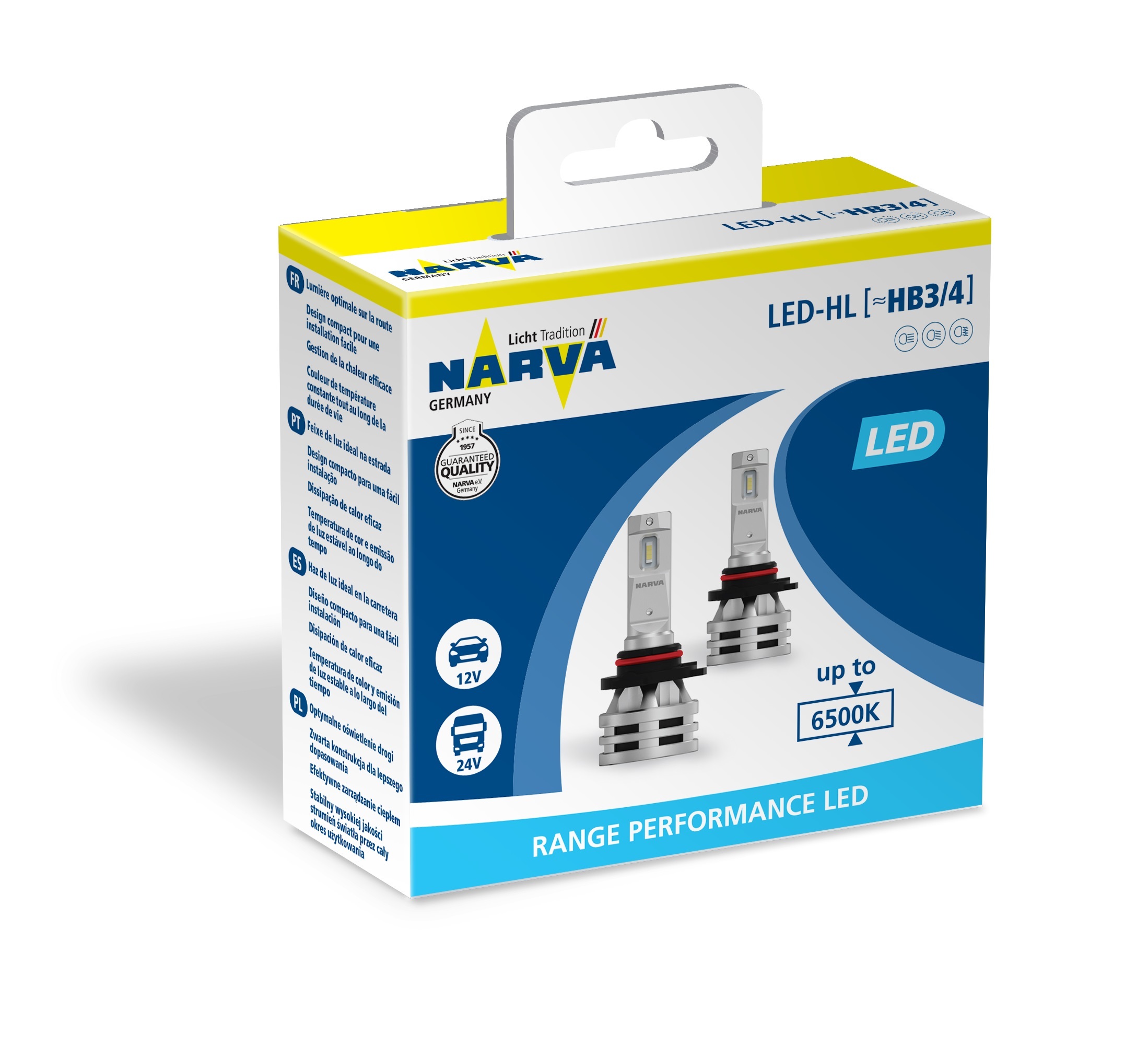 Автолампи NARVA, LED HB3/4 RPL2