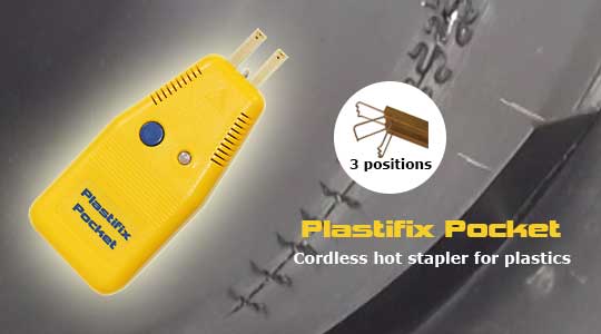 Plastifix Pocket Kit, with plastic case and 6 x 25 clips